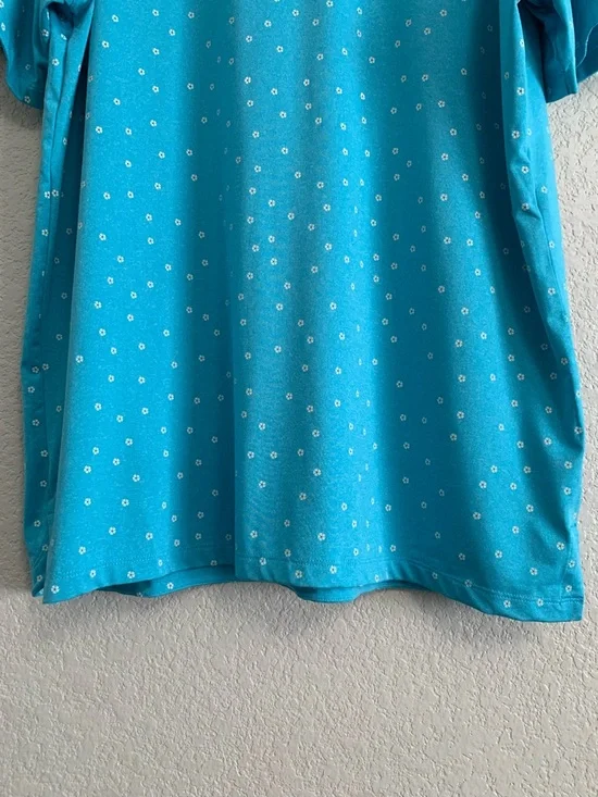 Nike Golf Shirt Polo Mens L Performance Dri-Fit Floral All Over Print AOP Preppy - Picture 6 of 13